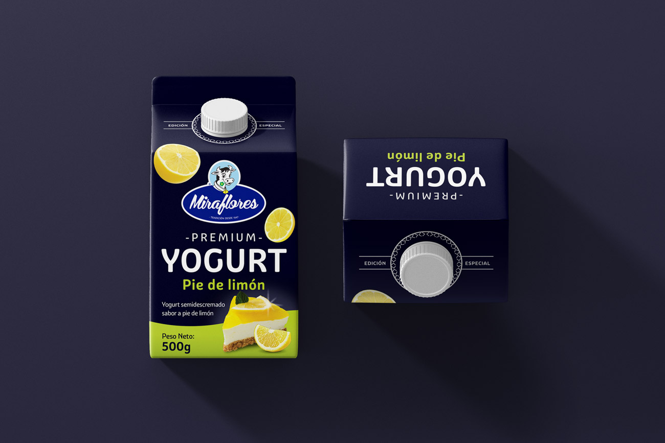 Miraflores yogurt - Gworkshop Design | Packaging and branding studio